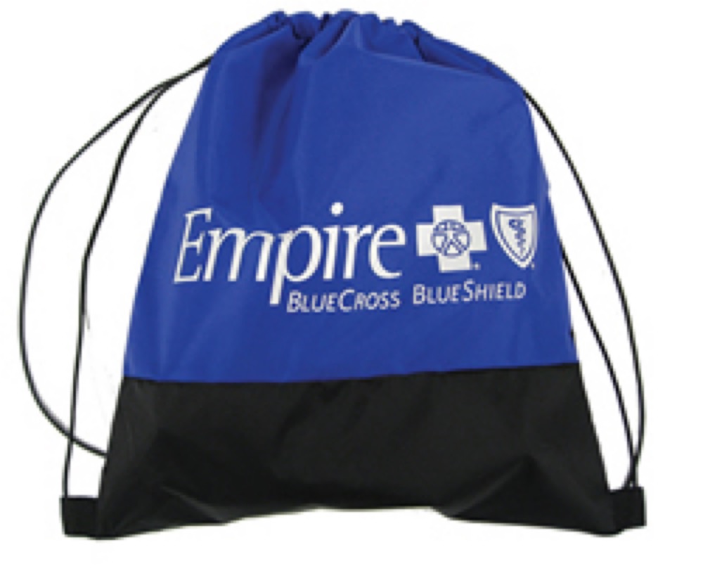 USA Made 200 Denier Nylon Two-Tone Drawcord Bag 2
