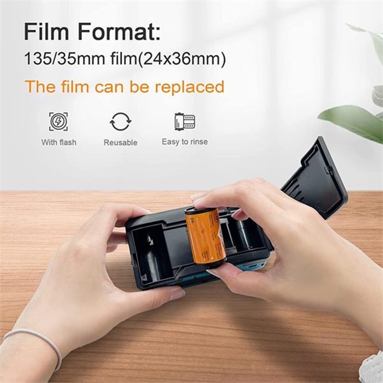 35MM Reusable Film Camera with Flash 2