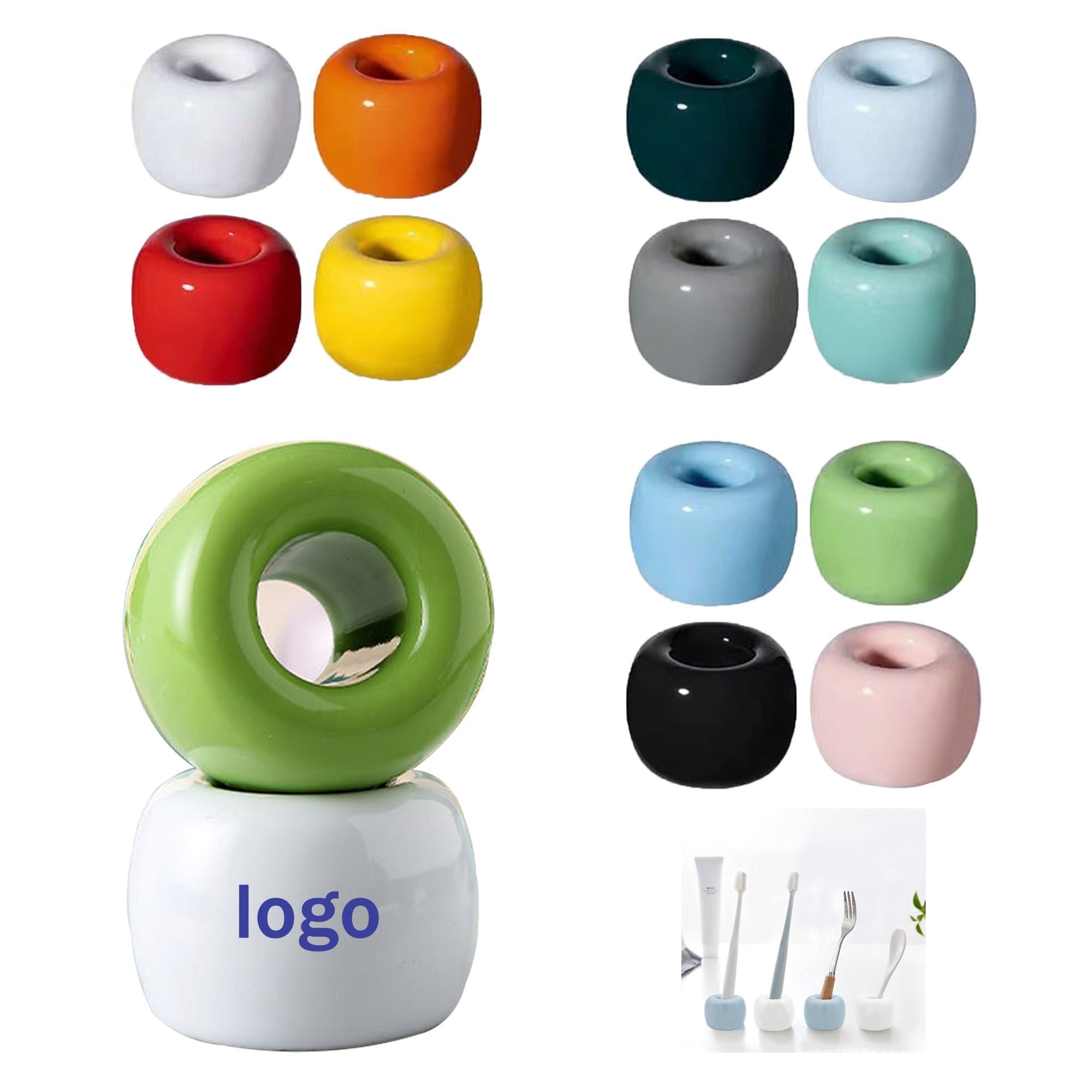 Ceramic Base for Razor Holder 2