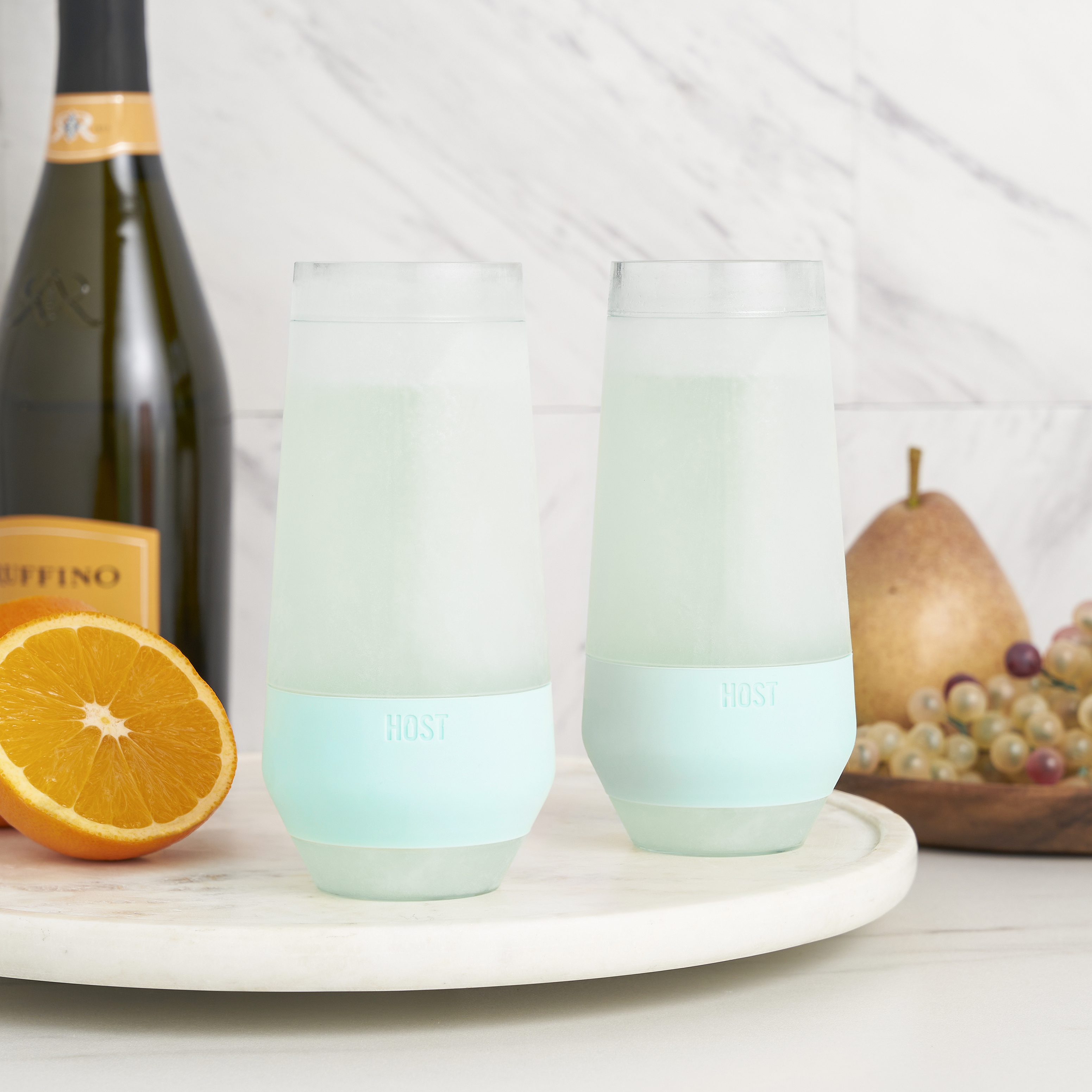 HOST® Tinted Champagne FREEZE™ Flute, set of 2 1