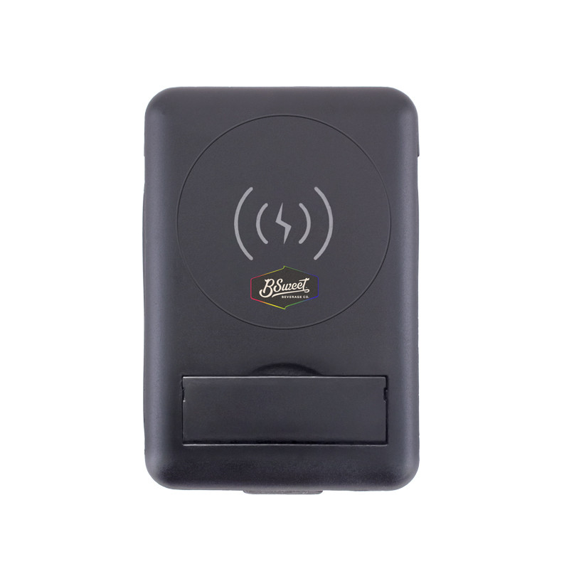 Chi-Charge Cable Card - collapsible wireless charging stand and charging cable carrier 20