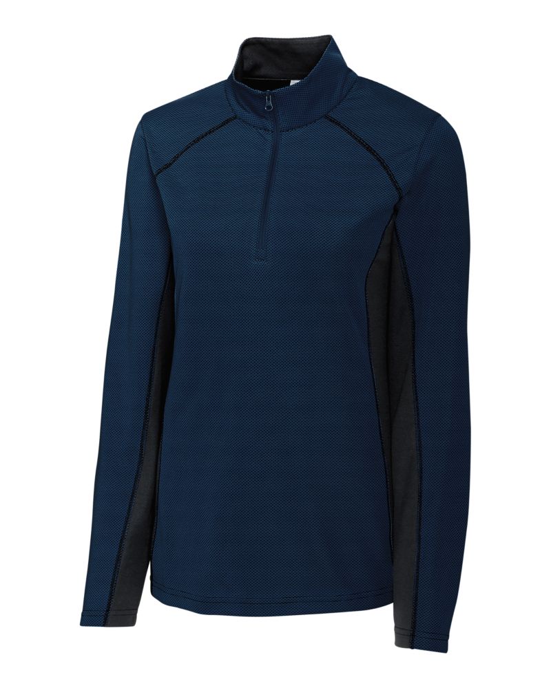 Clique Ice Pique Colorblock Tech Womens Half Zip 11