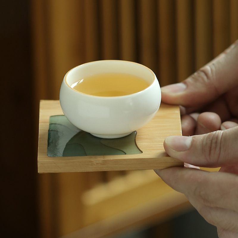 Bamboo Tea Cup Coaster 5