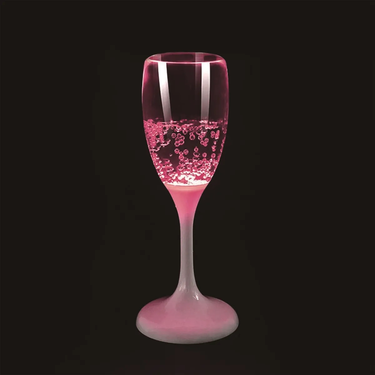 LED Light Up Colorful Party Cup Wine Champagne Flutes 4