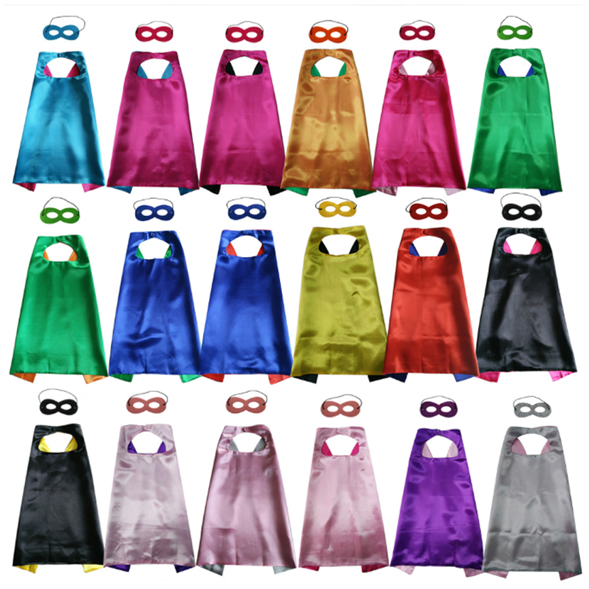 Kids Superhero Cape and Mask Set for Party & Costume Event 5