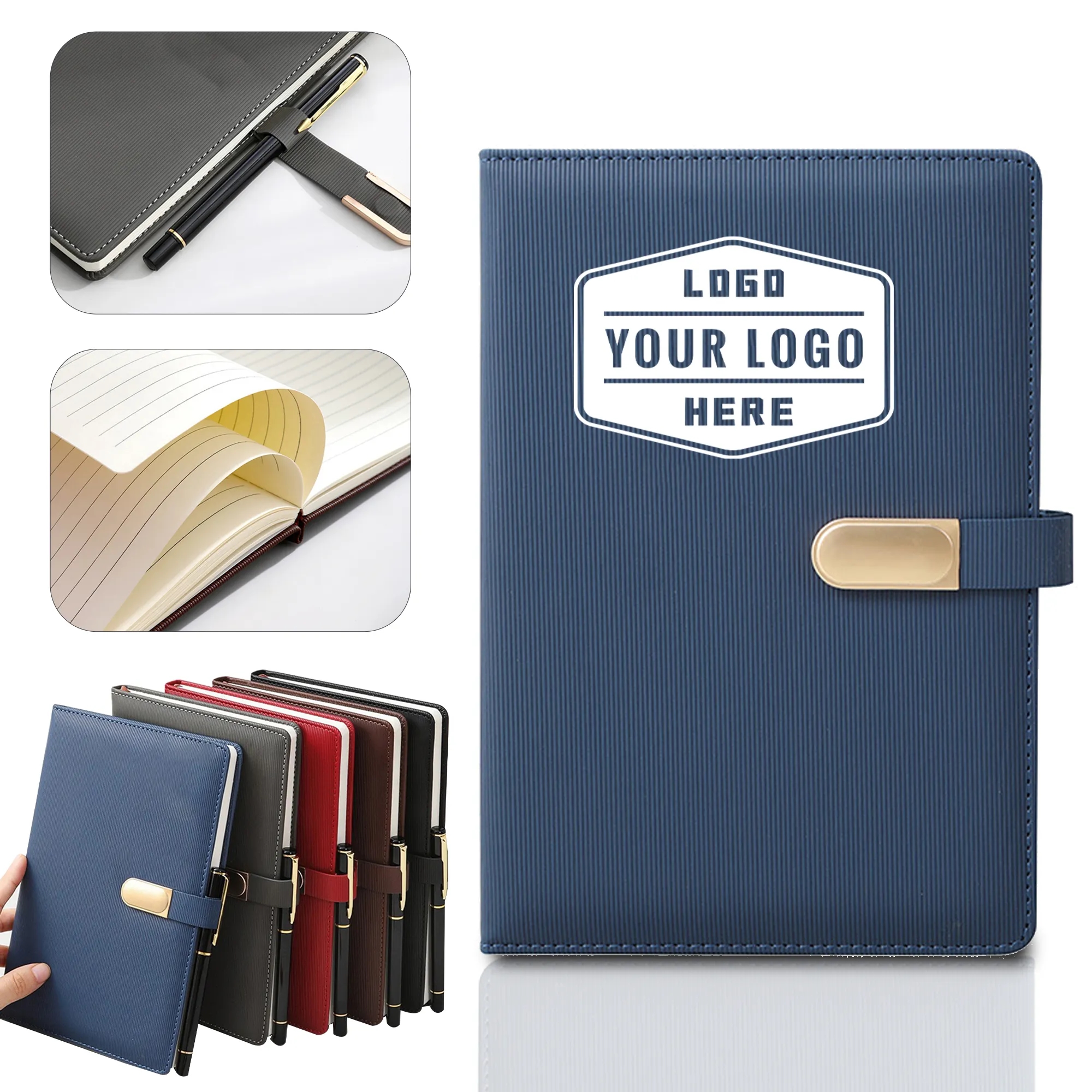 A5 PU Leather Writing Notebook