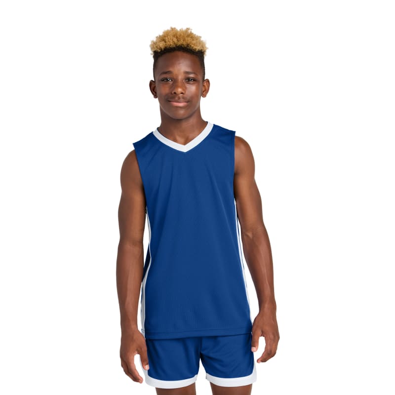 Sport-Tek Youth Rival Basketball Rev Jersey 32