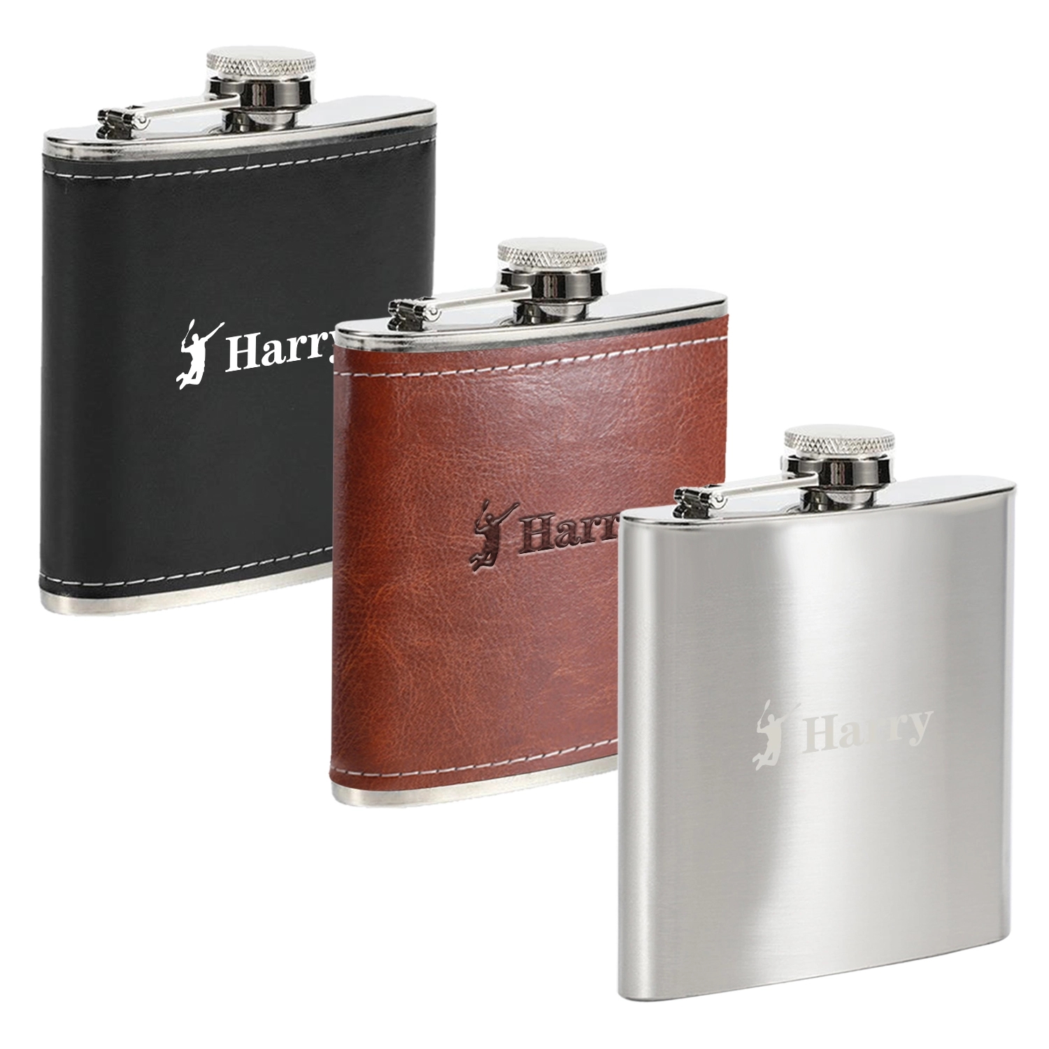 6 Oz Stainless Steel Hip Flask 1