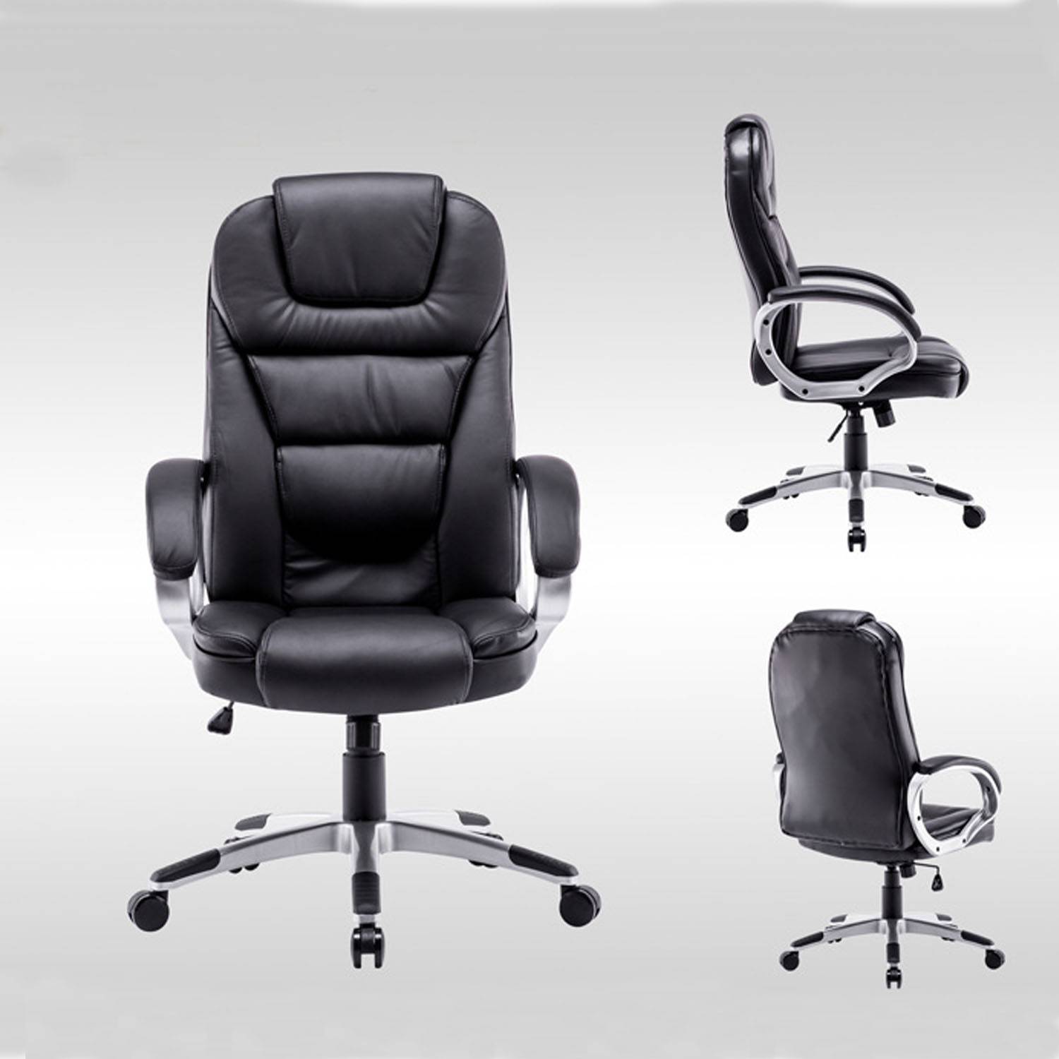Adjustable Swivel Office Chair with Footrest 2