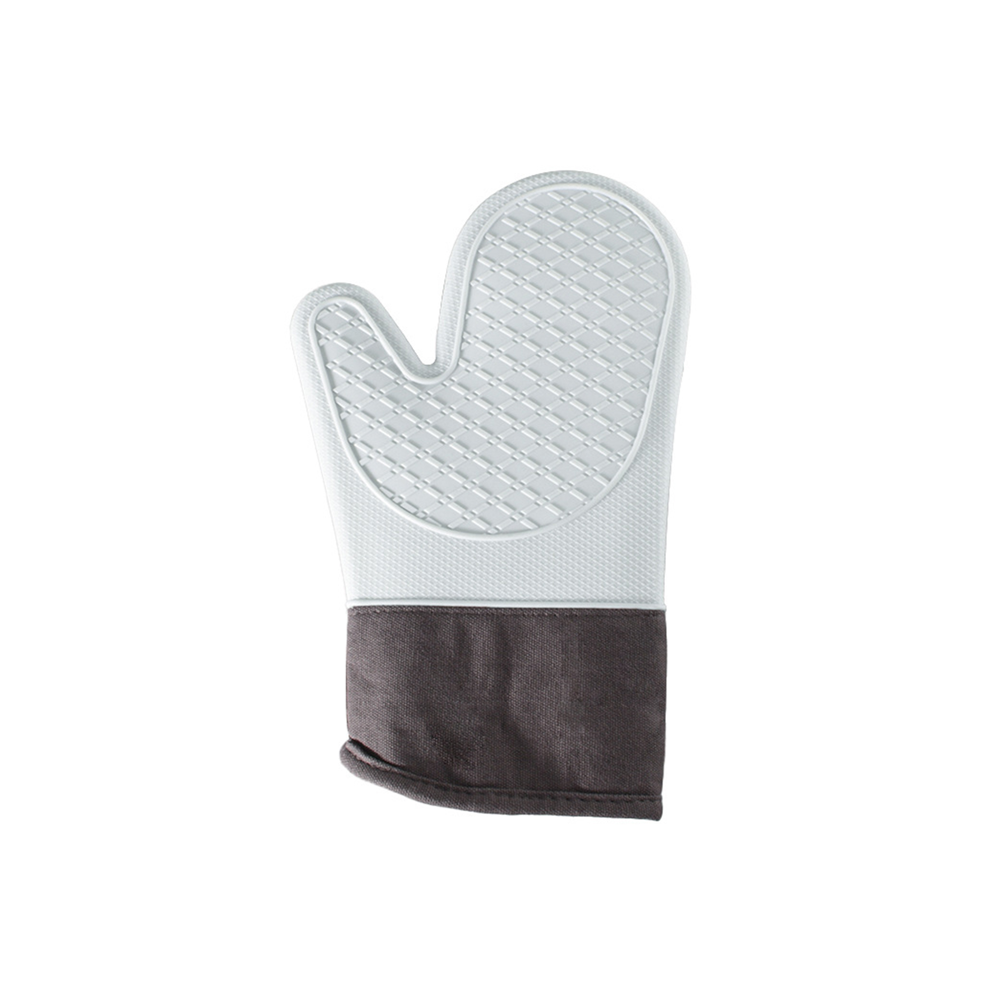 Heat Resistant Silicone Oven Mitt With Textured Grip 2