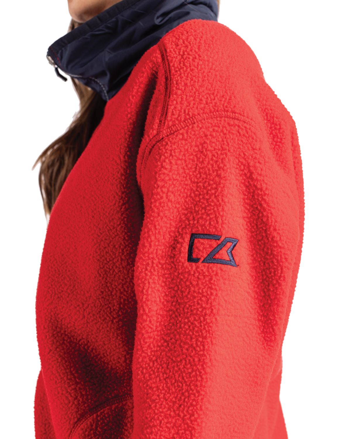 Cutter & Buck Cascade Epic Comfort Recycled Sherpa Fleece Womens Full Zip Jacket 39