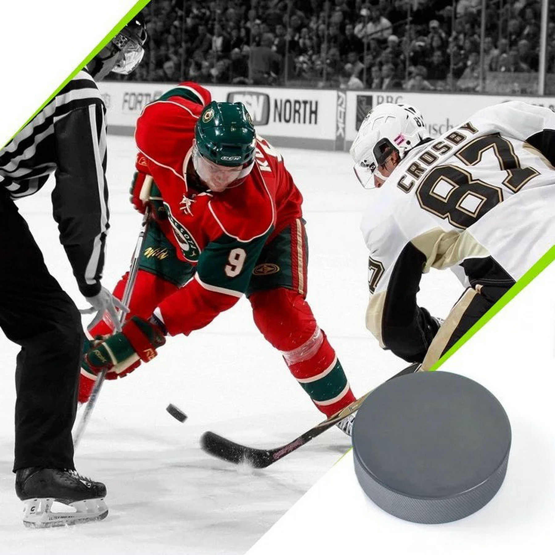 Foam Ice Hockey Puck 2