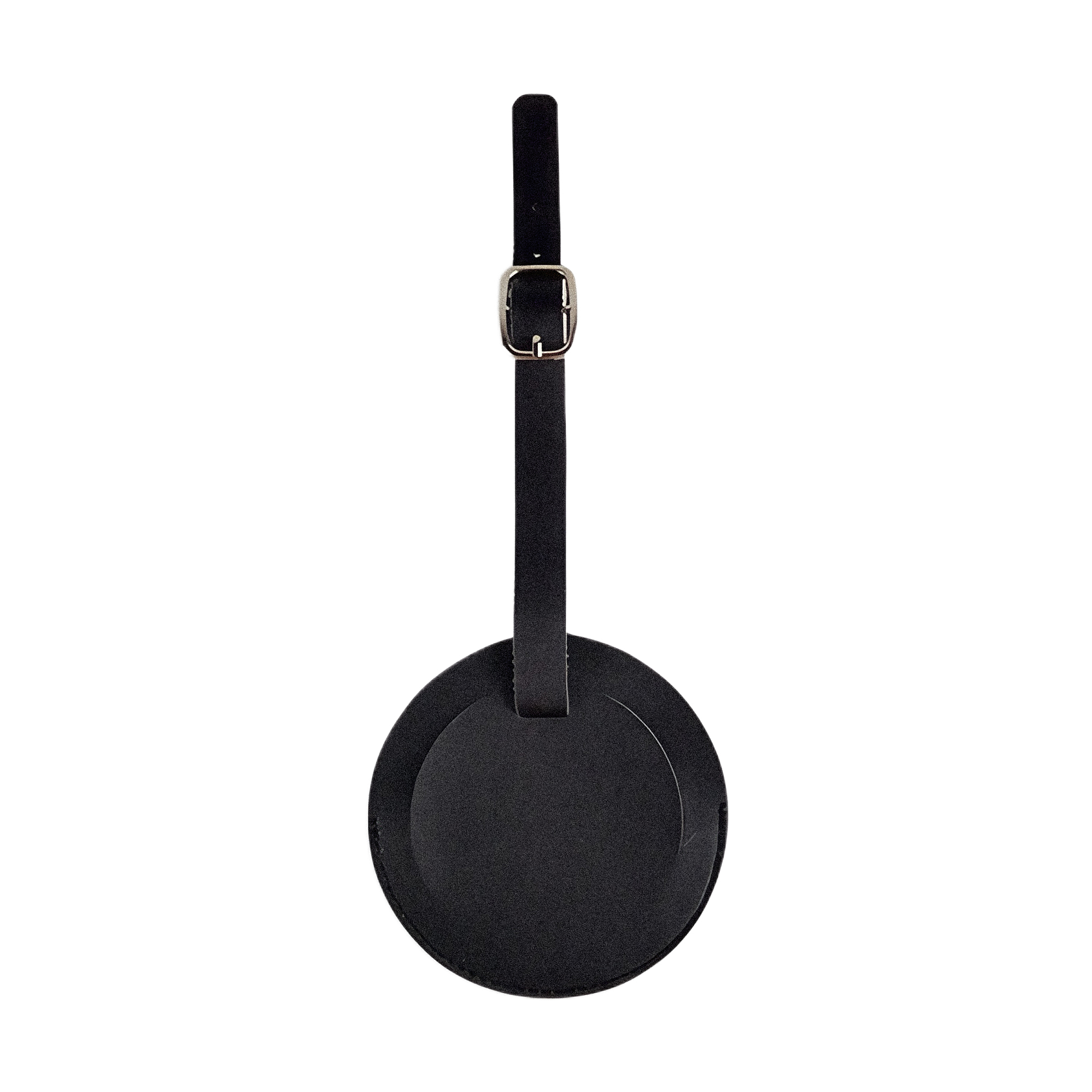 Round Thickened PU Leather Luggage Tag with Card 9