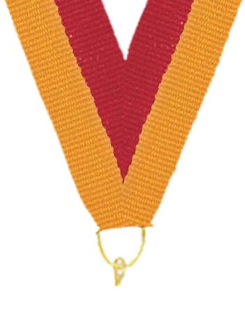 0.875" x 30" Red Gold Gold Snap Clip Stock 1