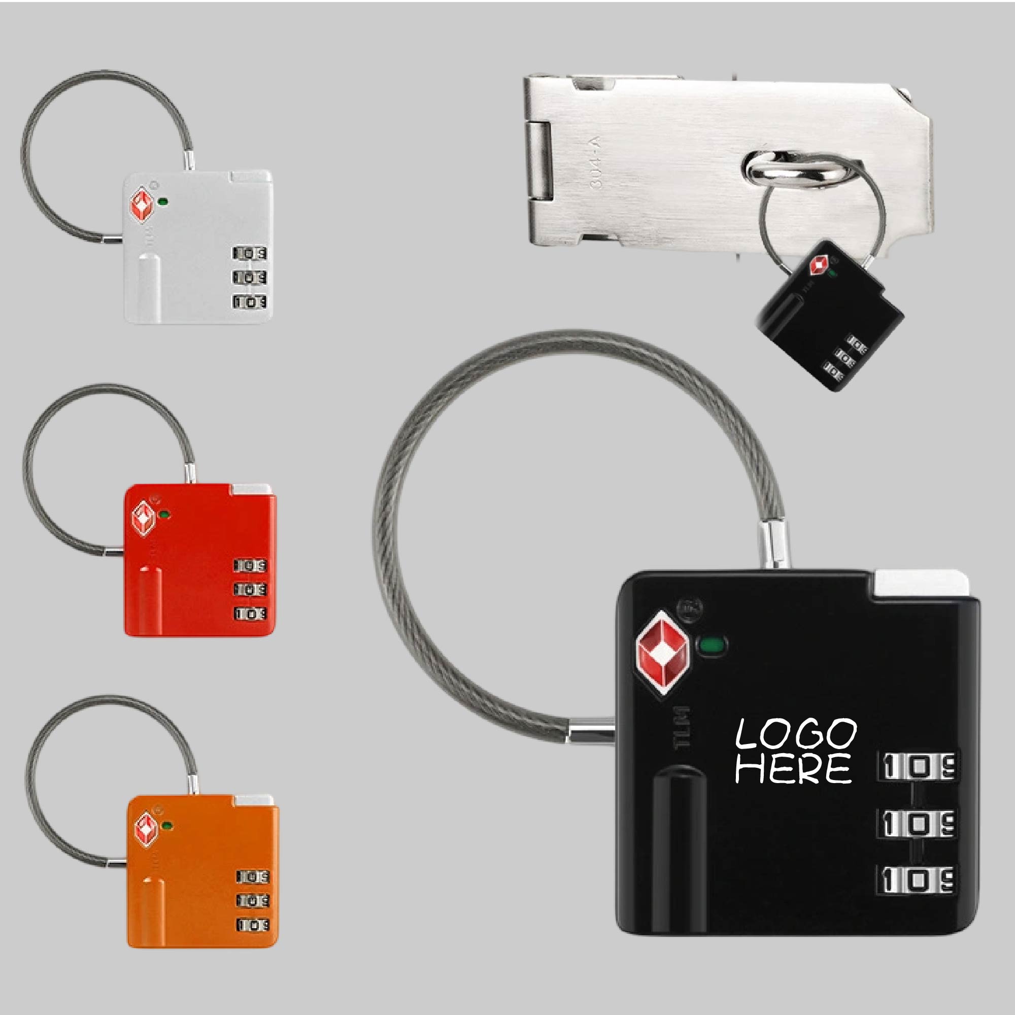 TSA Luggage Combination Padlock 2