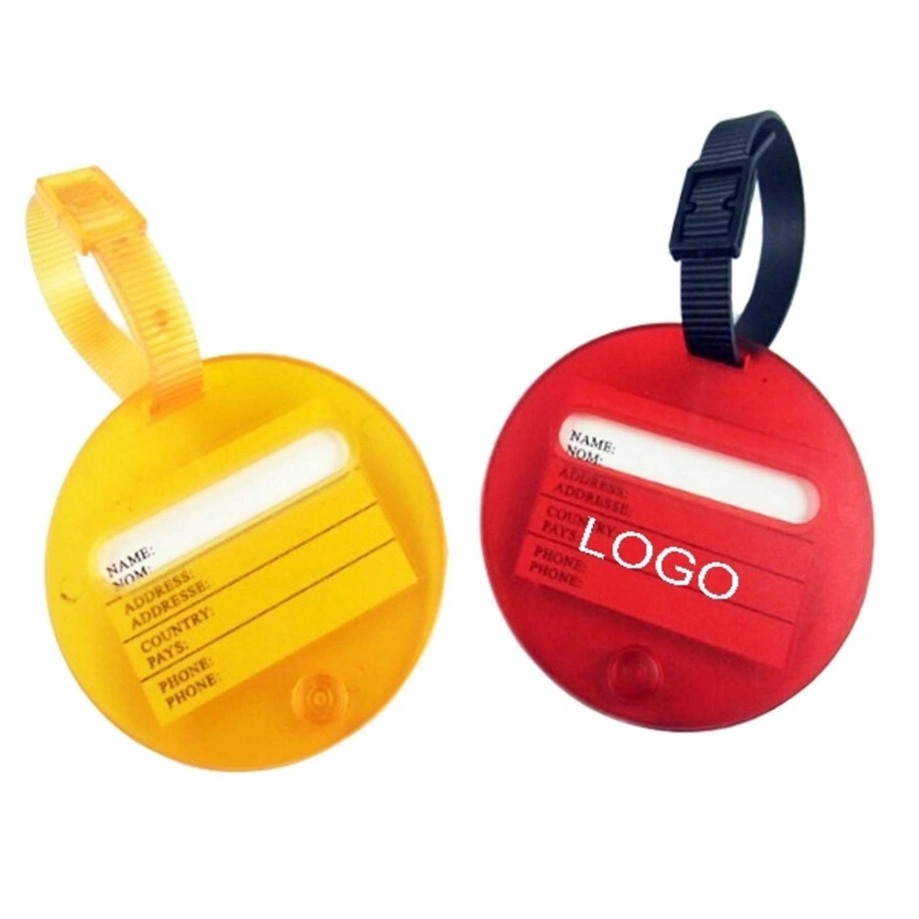 Round Luggage Tag
 2