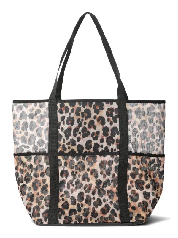 No Boundaries Mesh Beach Tote Bag 1