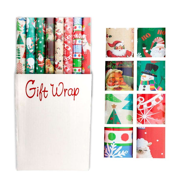 Christmas Gift Wrap Assorted Styles - 40 Sq. ft. 2