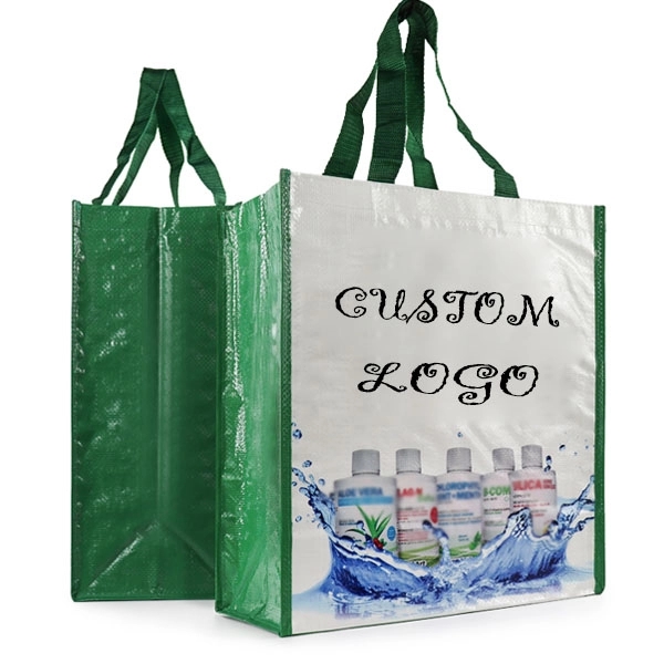 Custom Laminated PP Woven Shopping Bag - 9.5 " x 7 " x 11 " 11