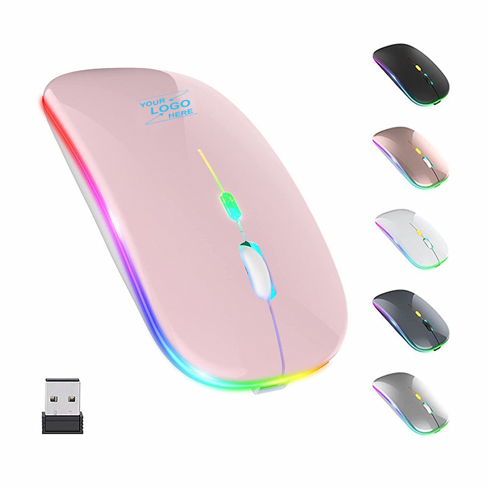Ergonomic Wireless Mouse for PC and Laptop