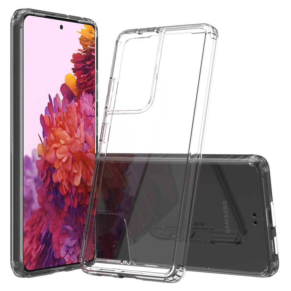 Samsung S21U Clear Hard Shell Case w/TPU Bumpers 2