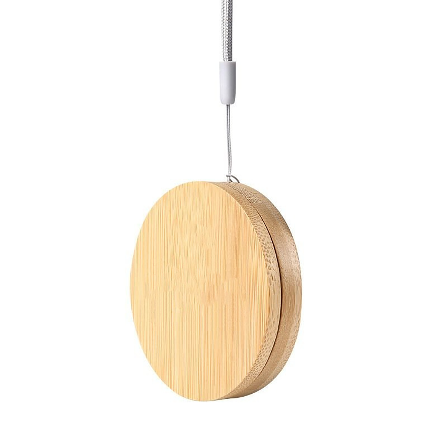 Round Bamboo Data Cable Storage Box 3
