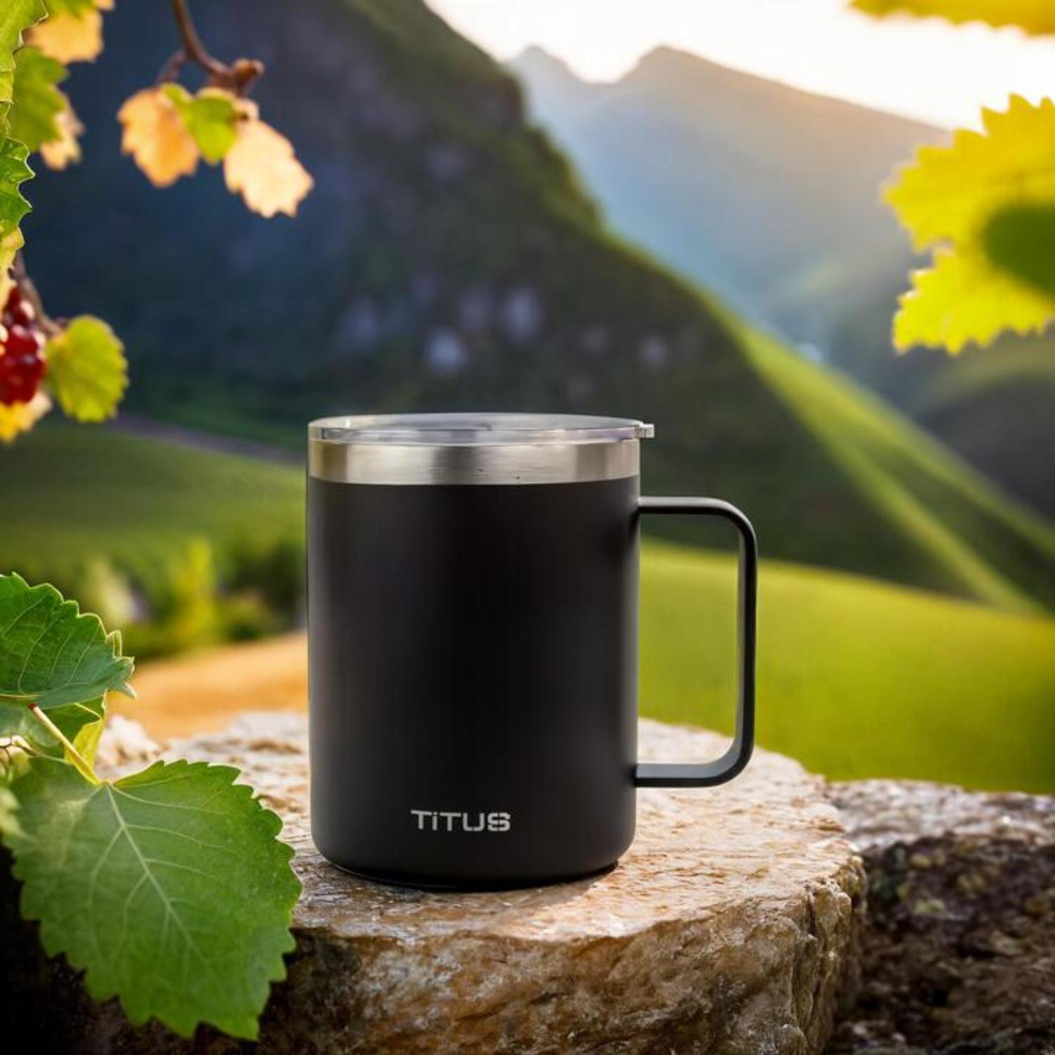 Premium 12 oz TiTUS® Double Wall Stainless Steel Insulated Mug 2