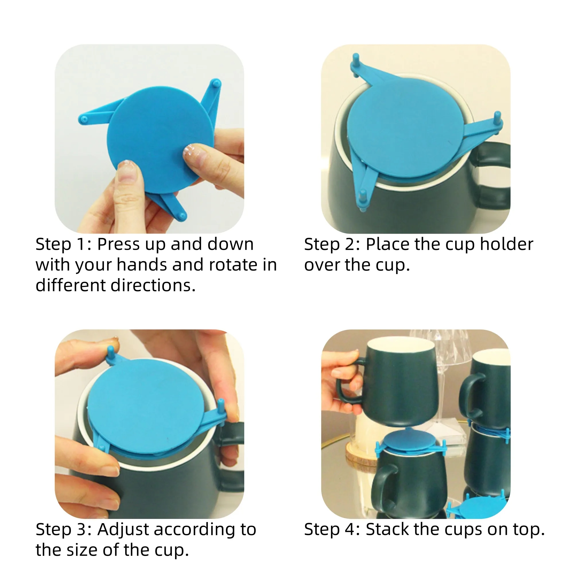 Retractable Adjustable Cup Holder 5