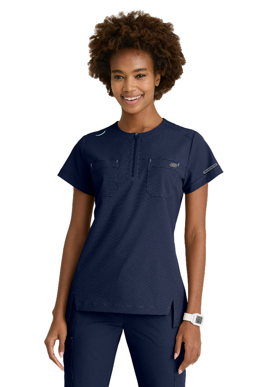 Skechers Ripstop Collection - Women's Two-Pocket Round Neck Trek Scrub Top 14