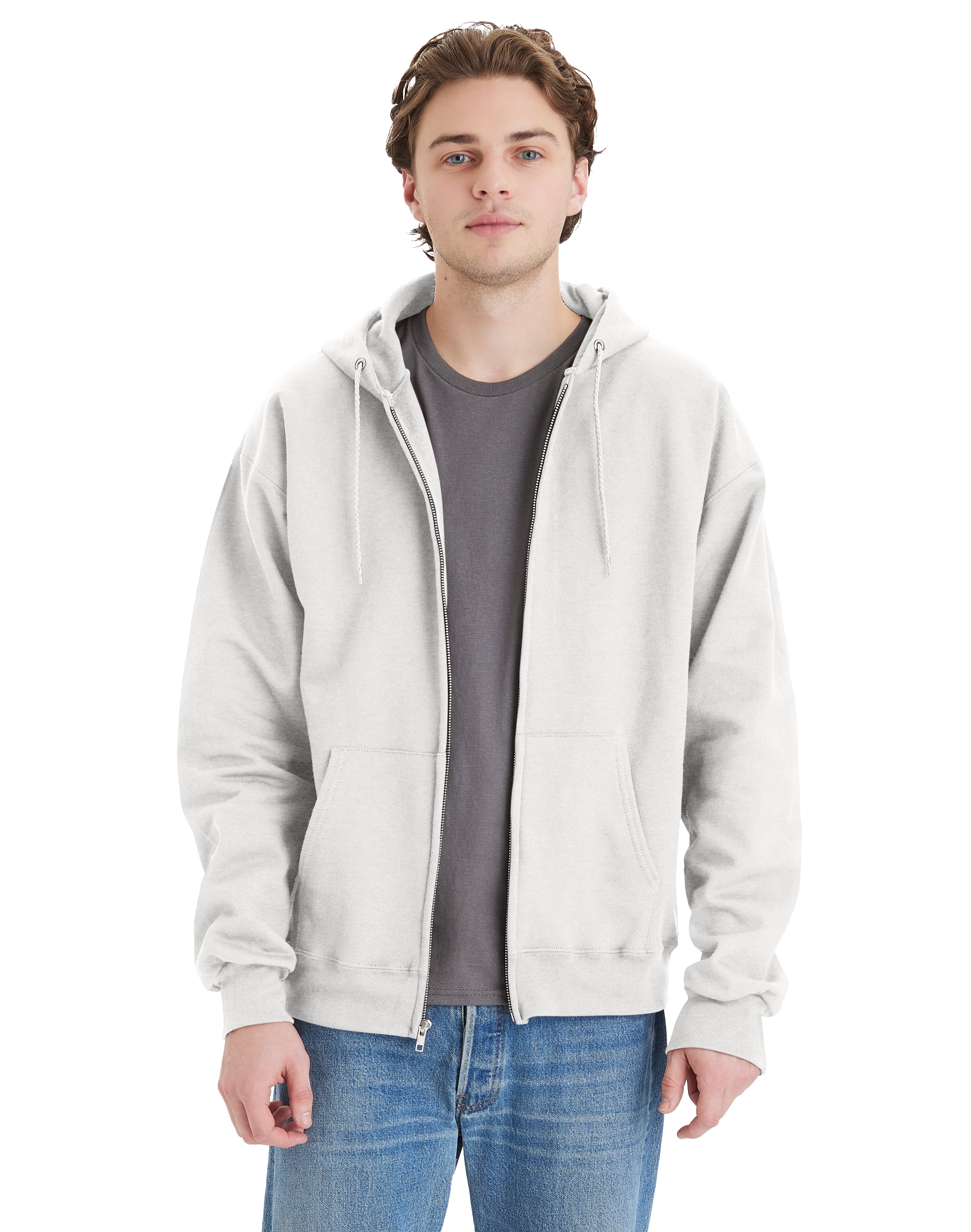 Hanes Ultimate Cotton® Full-Zip Fleece Hoodie 3