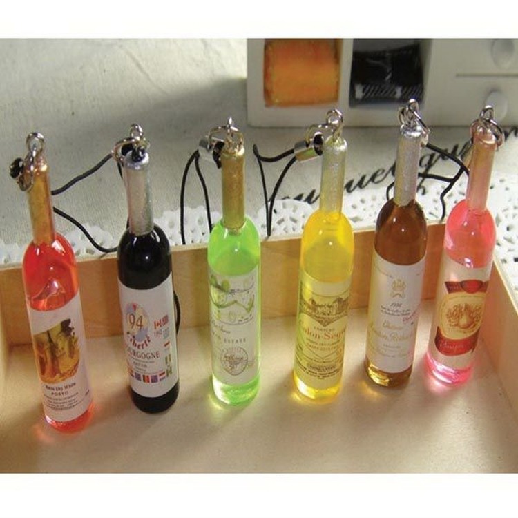 Wine Bottle Phone Pendant 1