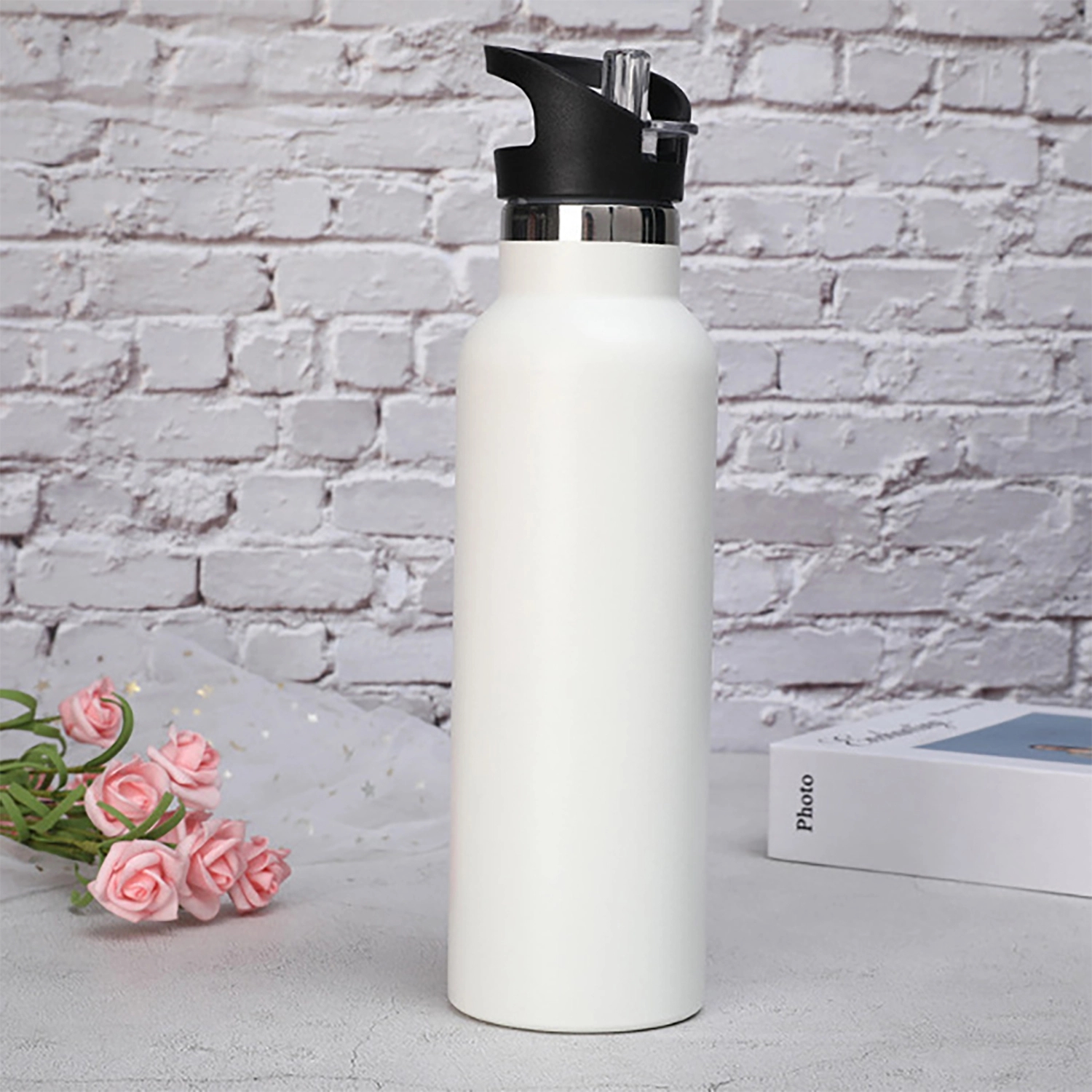 20 Oz. Vacuum Insulated Water Bottle, custom water bottle with logo imprint 3