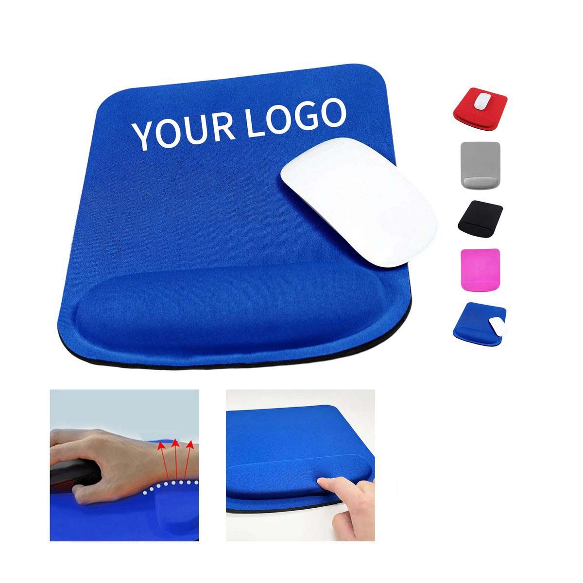 Eco Friendly Mouse Pad with Wrist Relief Design 4