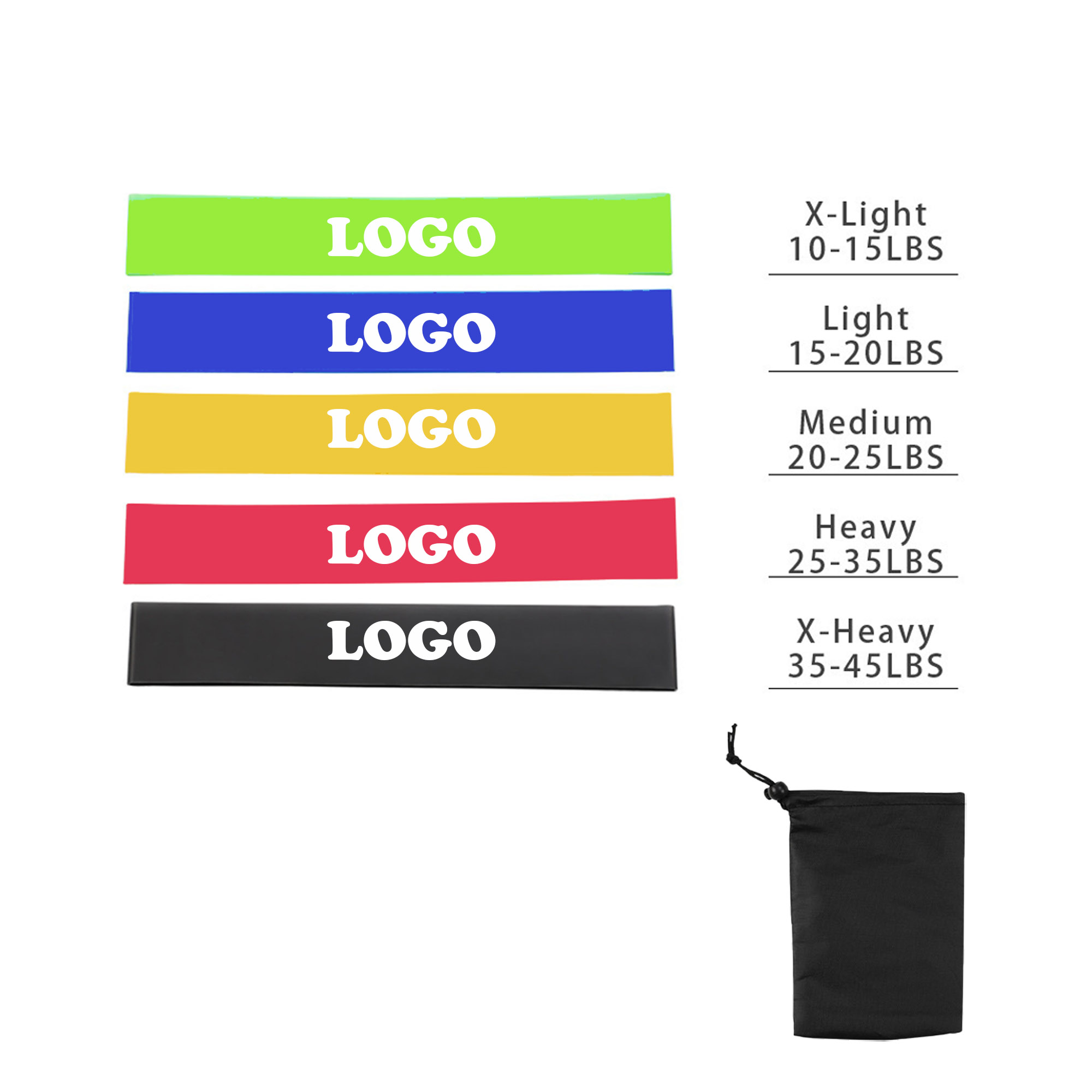 MOQ 100 pcs Fitness Bands 2
