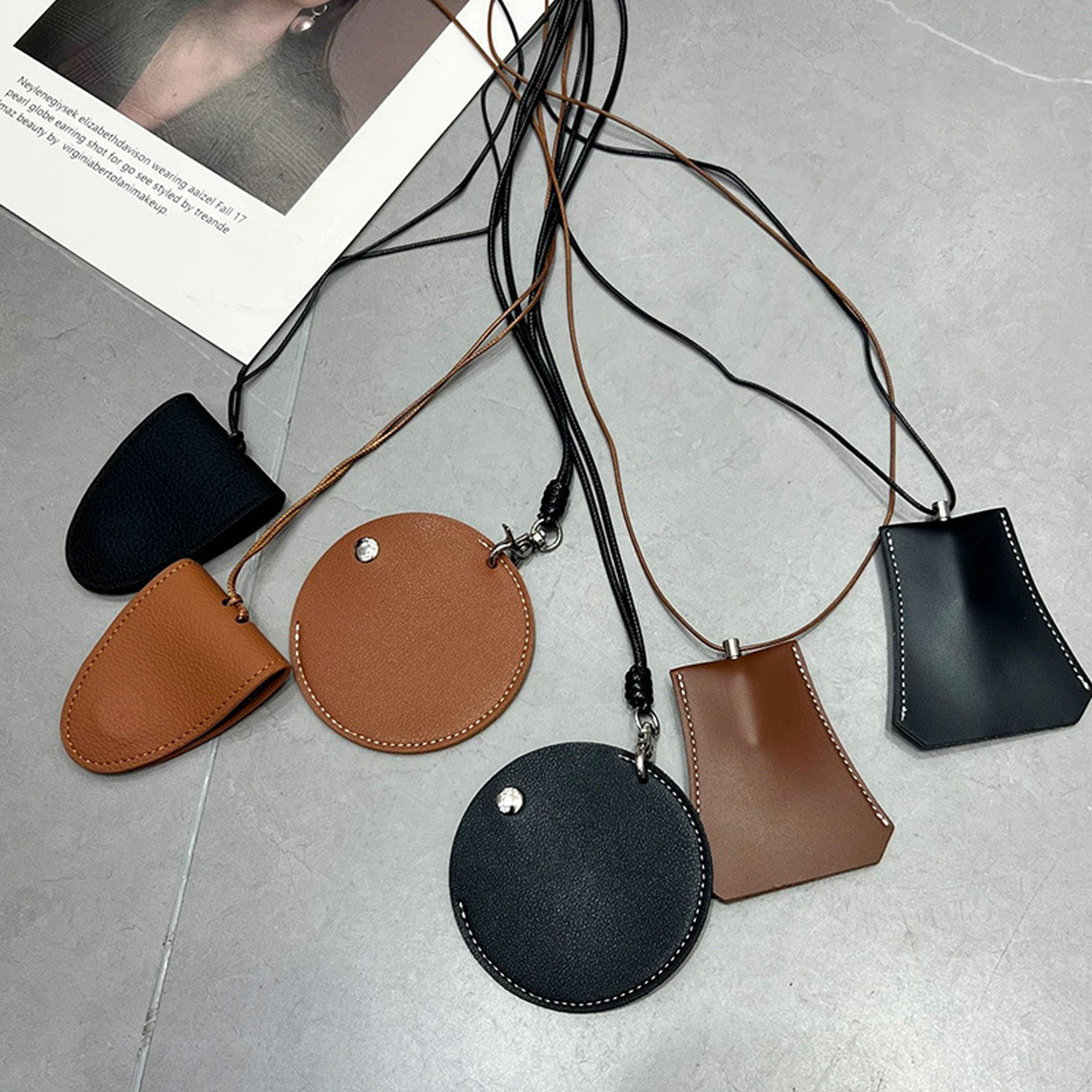 Magnetic Sunglasses Holder Clip with Chain 2