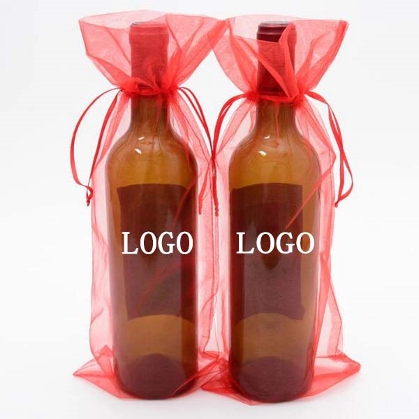 Organza Wine Bottle Bag 1