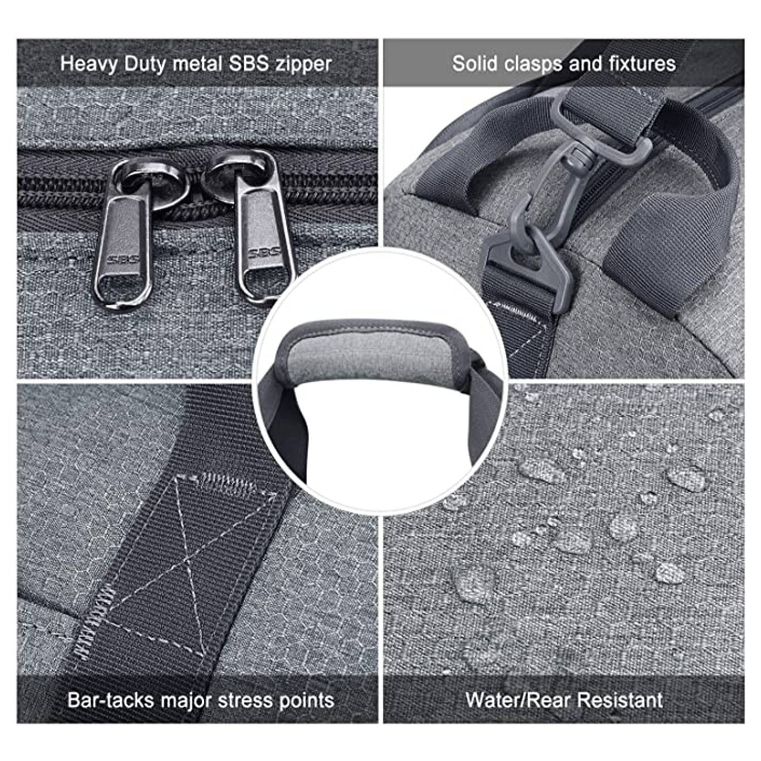 Waterproof Duffle Bag with Shoes Compartment 2
