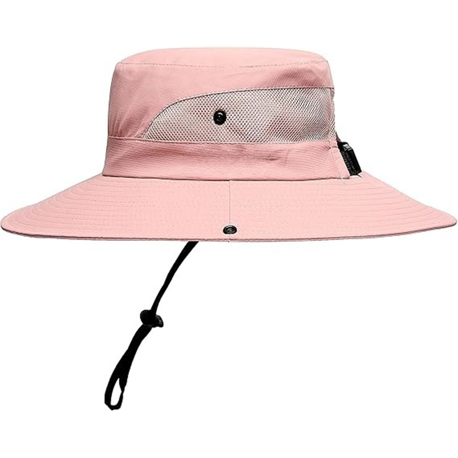 Womens Summer Foldable Cool Mesh Ponytail Bucket Hat 8