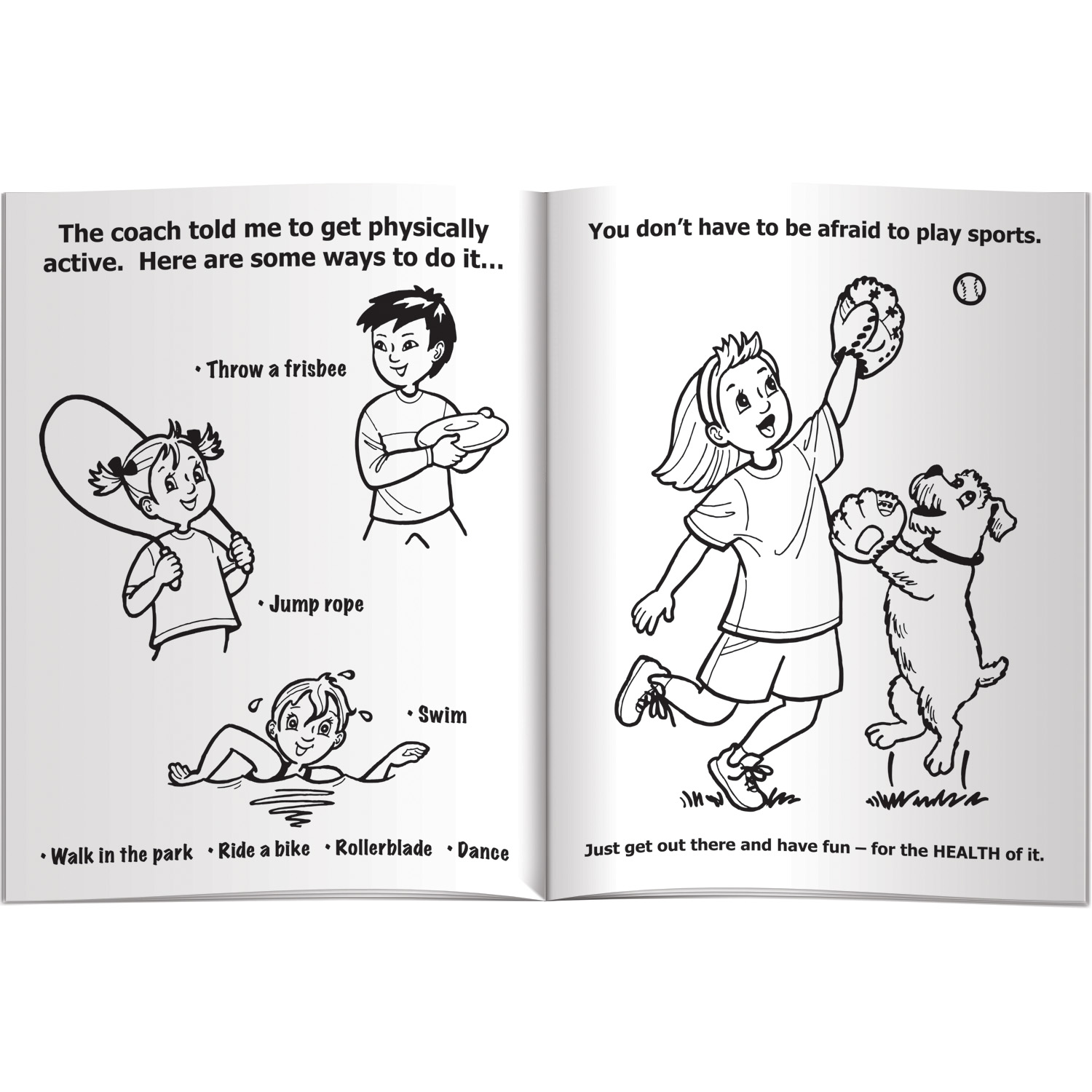 Coloring Book - Fitness is Fun 4