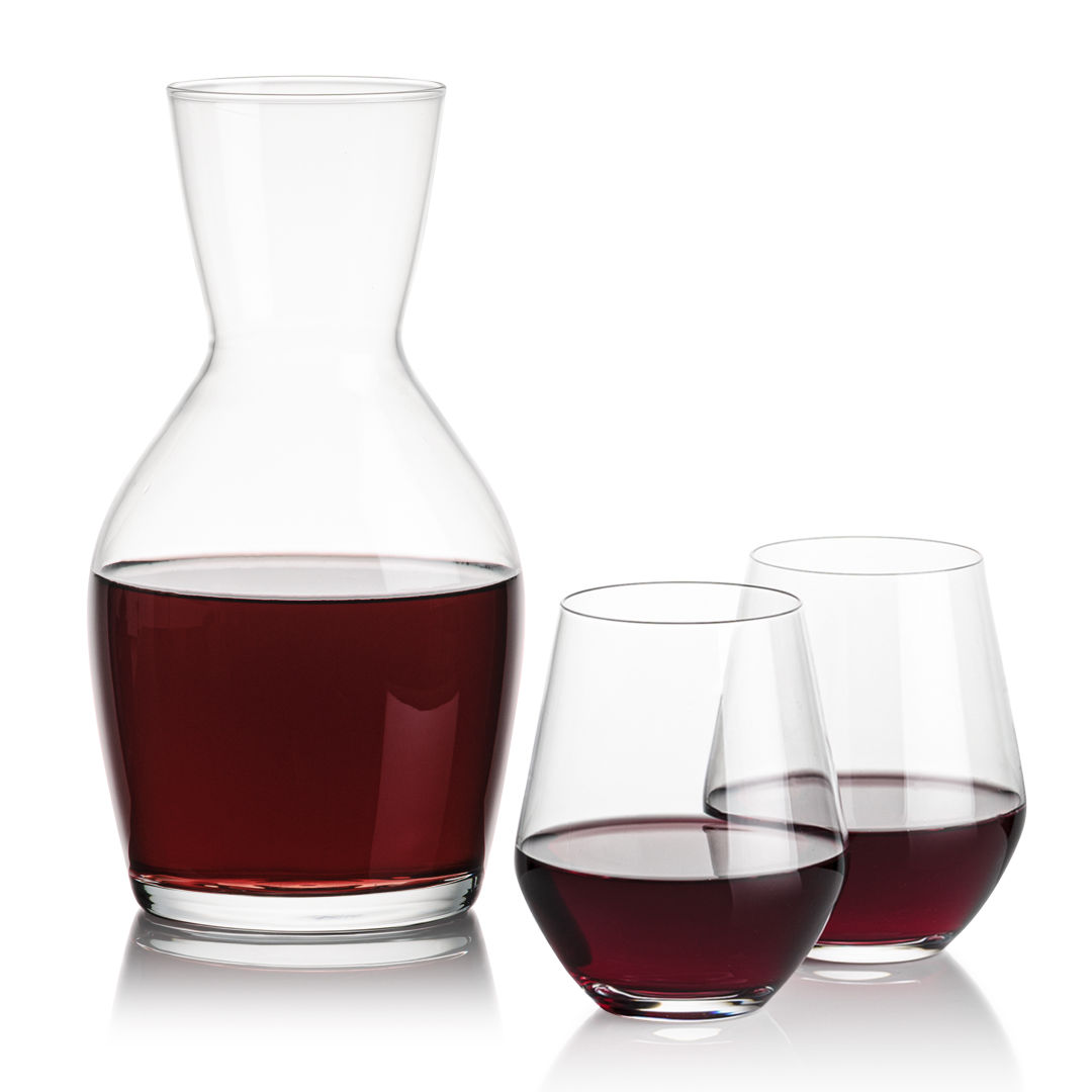 Westwood Carafe & Reina Stemless 10