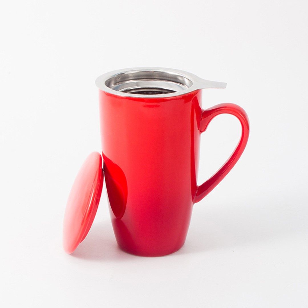 Tea Mug with Infuser and Lid 5