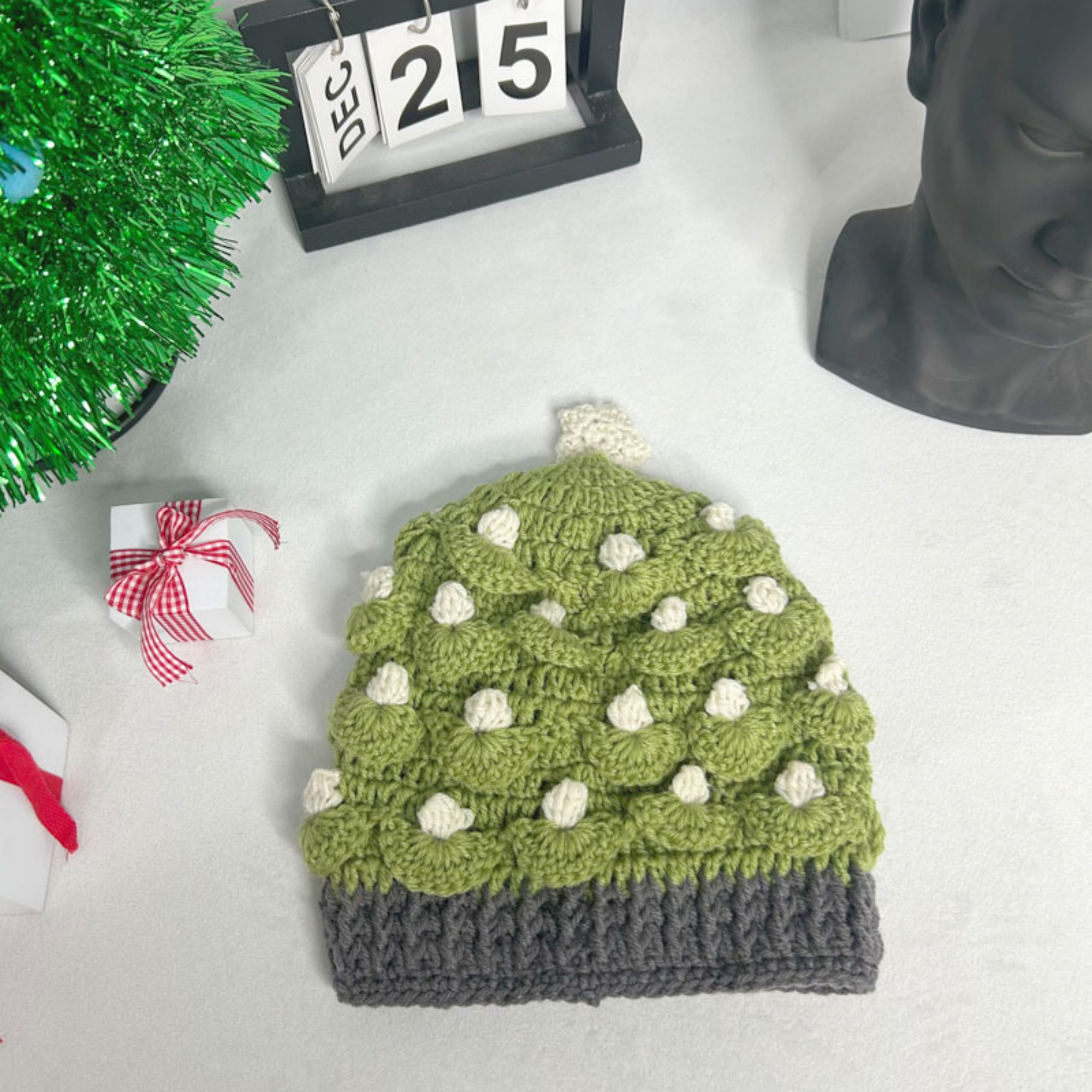 Christmas Knit Beanie Hat Winter Cap 3