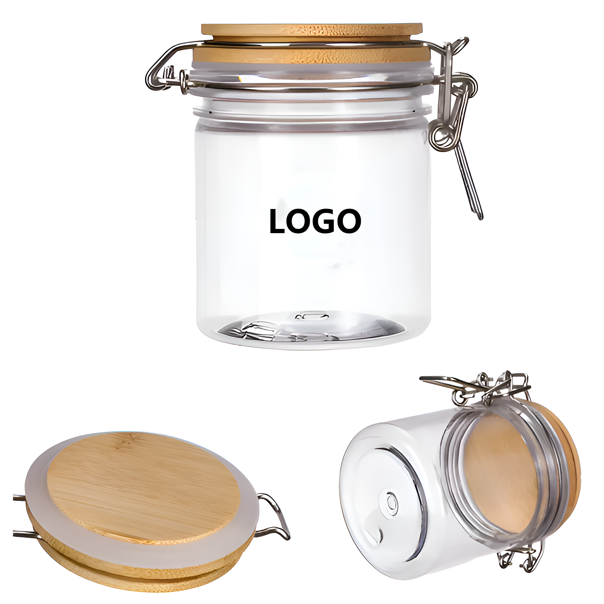 10 OZ Plastic Airtight Storage Jar 3