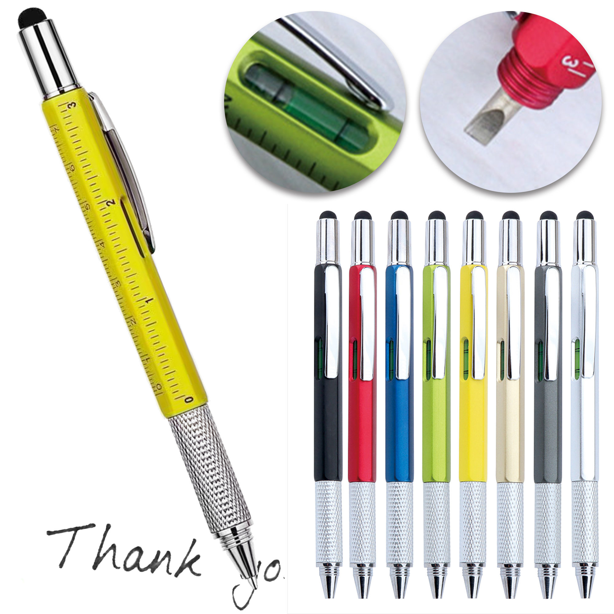 6-in-1 Stylus Tool Pen MOQ 100pcs 5