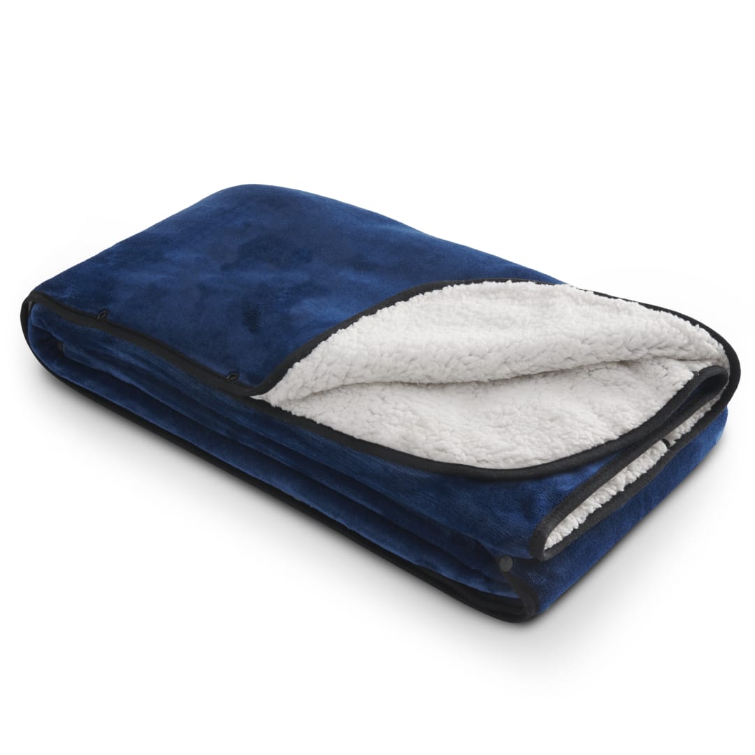 Oversized Wearable WFH Cozy Fleece Sherpa Blanket 35