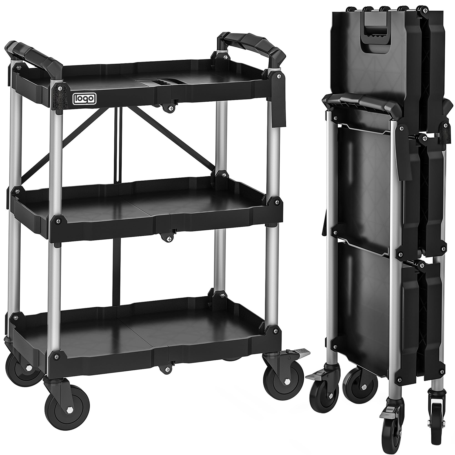 Large-Capacity Portable Folding Cart 1