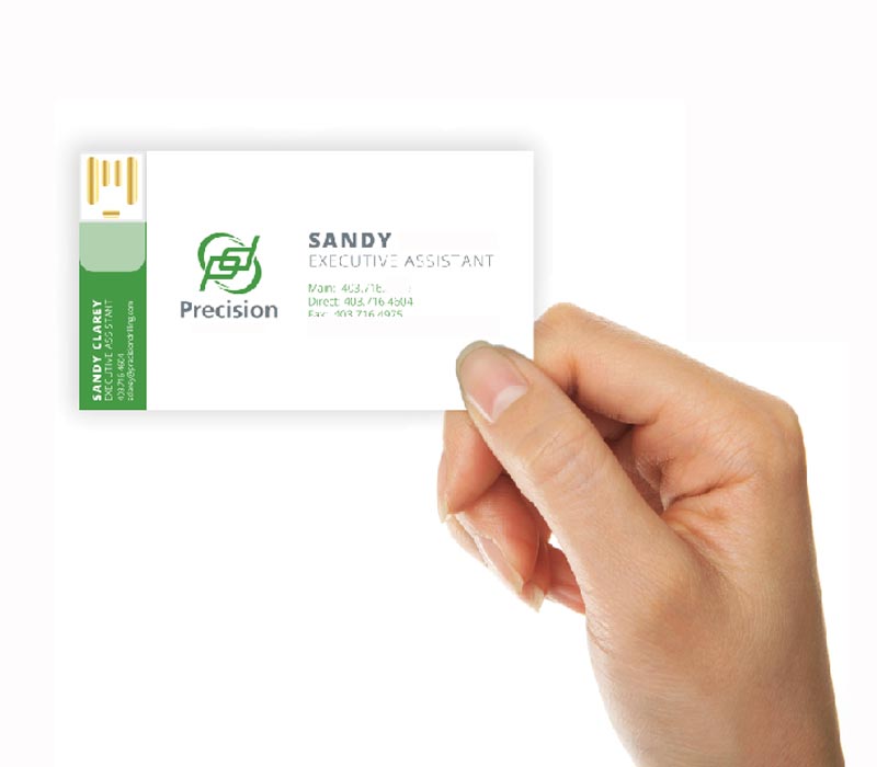 Business Card 3.5" x 2" Paper Webkey 1