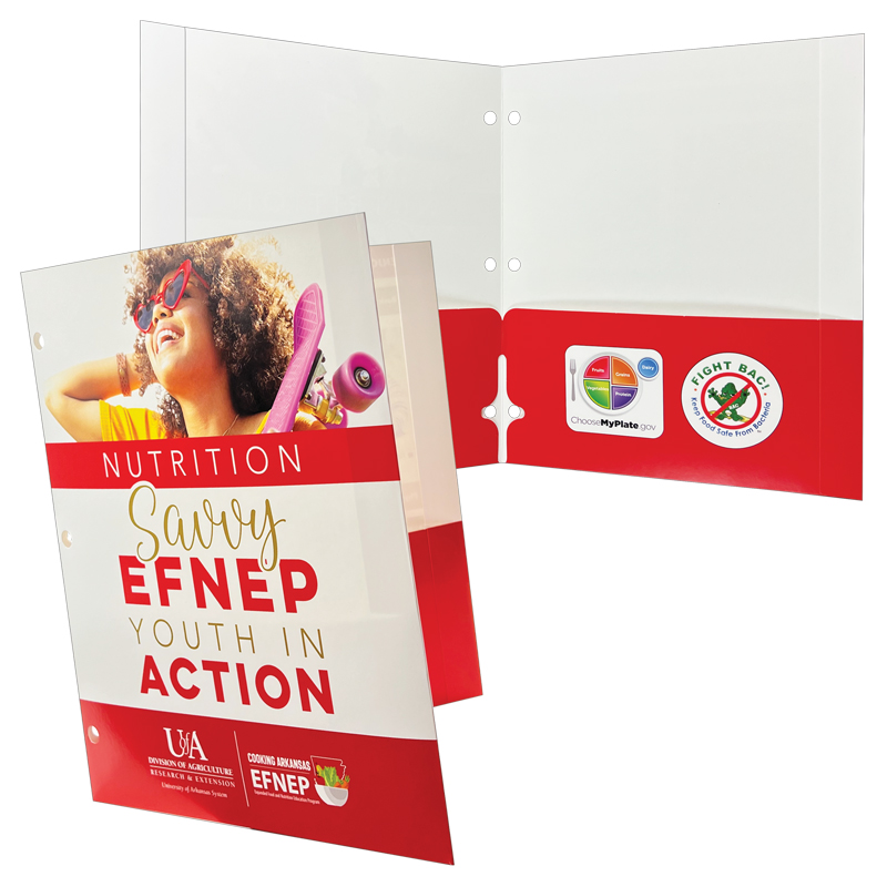 Reinforced Edge School Folder with 3 Hole Fits in Binder (9-1/2" x 11-1/2") 1