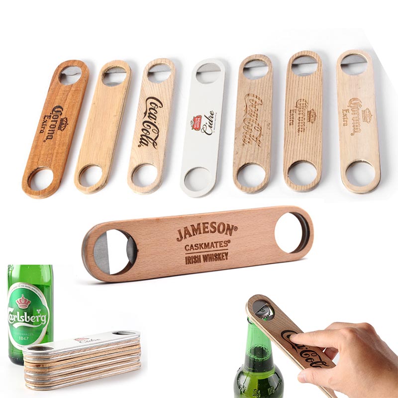 Large Wood Bottle Opener 2