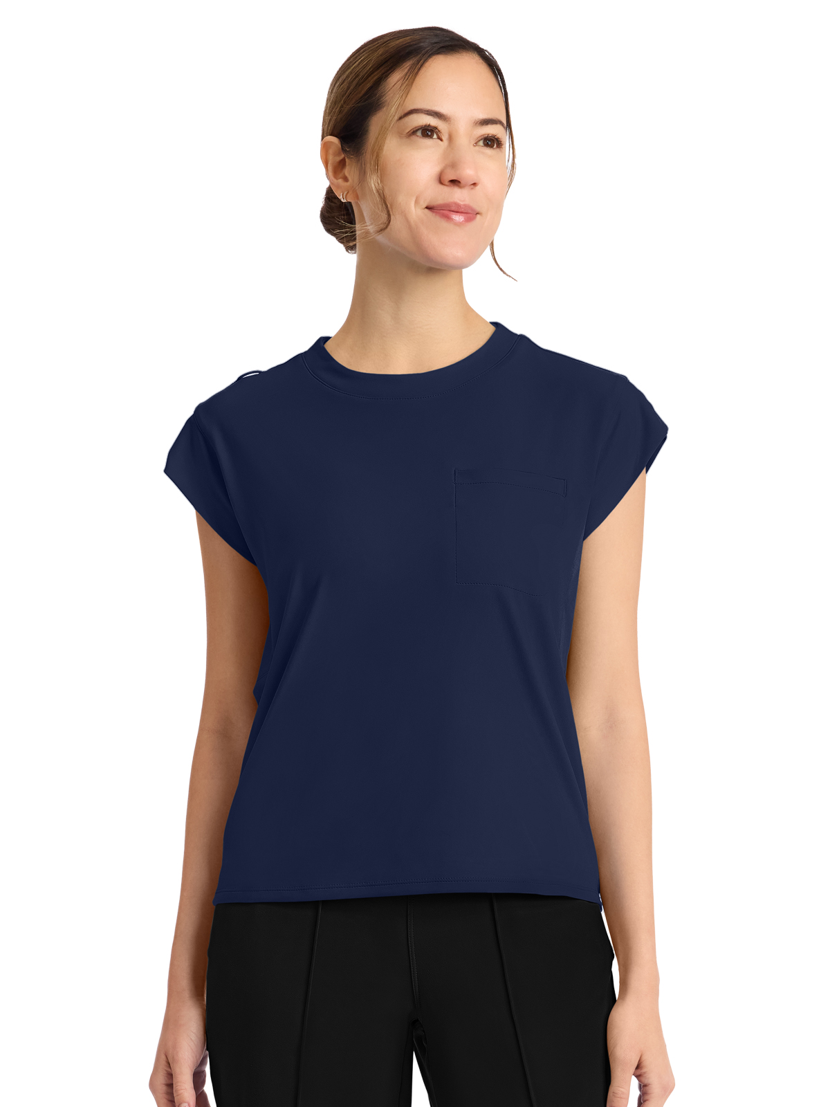 Cherokee - Cherokee Achieve - Women's 1-Pocket Crew Neck Top 8